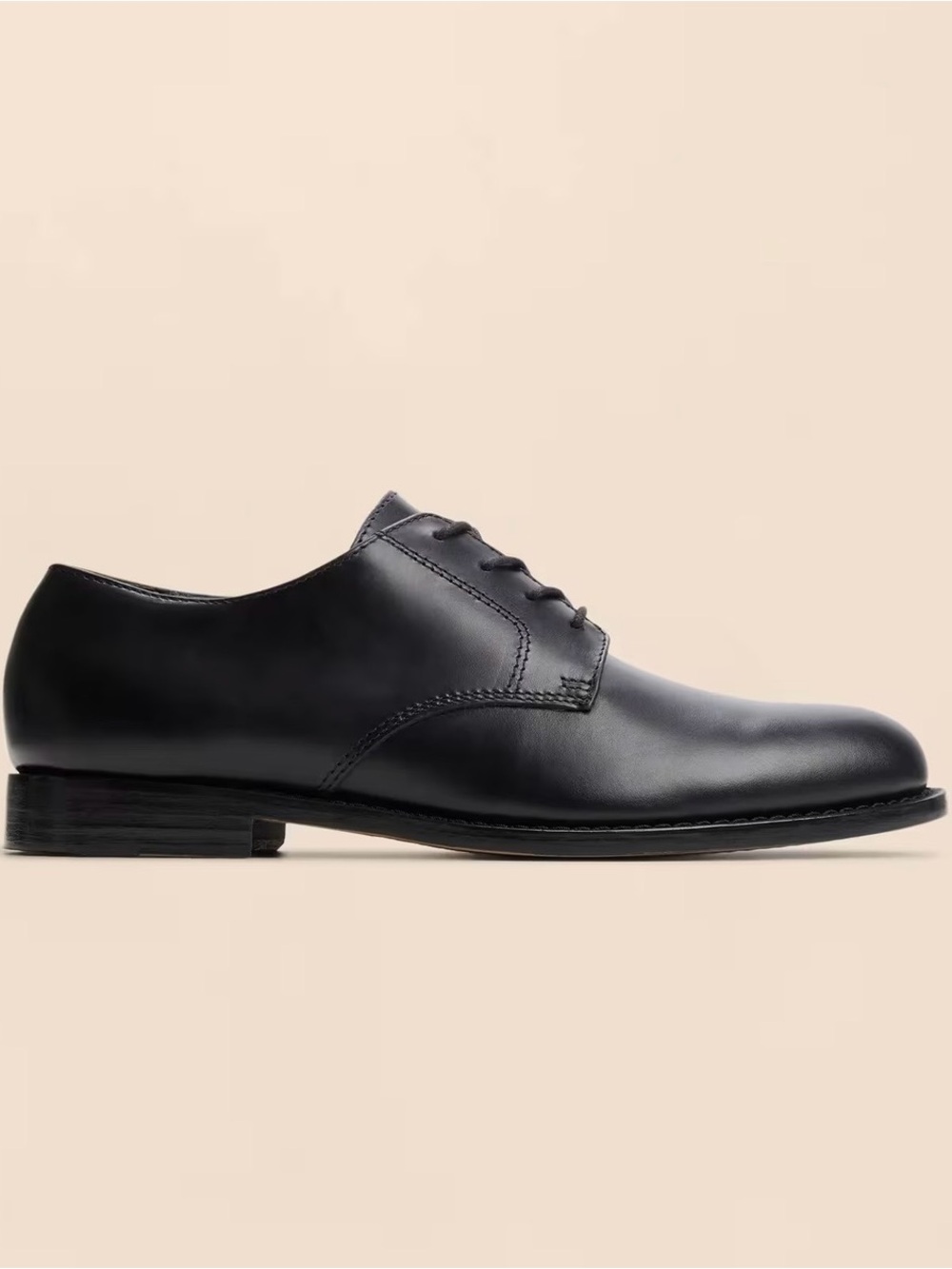 *NWT* Brooks Brothers Men’s Black Leather Blucher Shoe